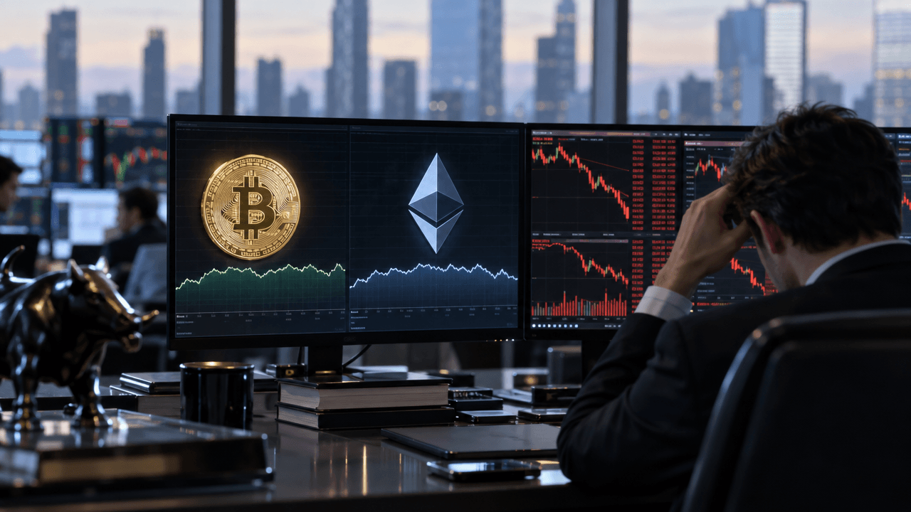 Bitcoin Stabilizes as Crypto-Linked Equities Signal Caution