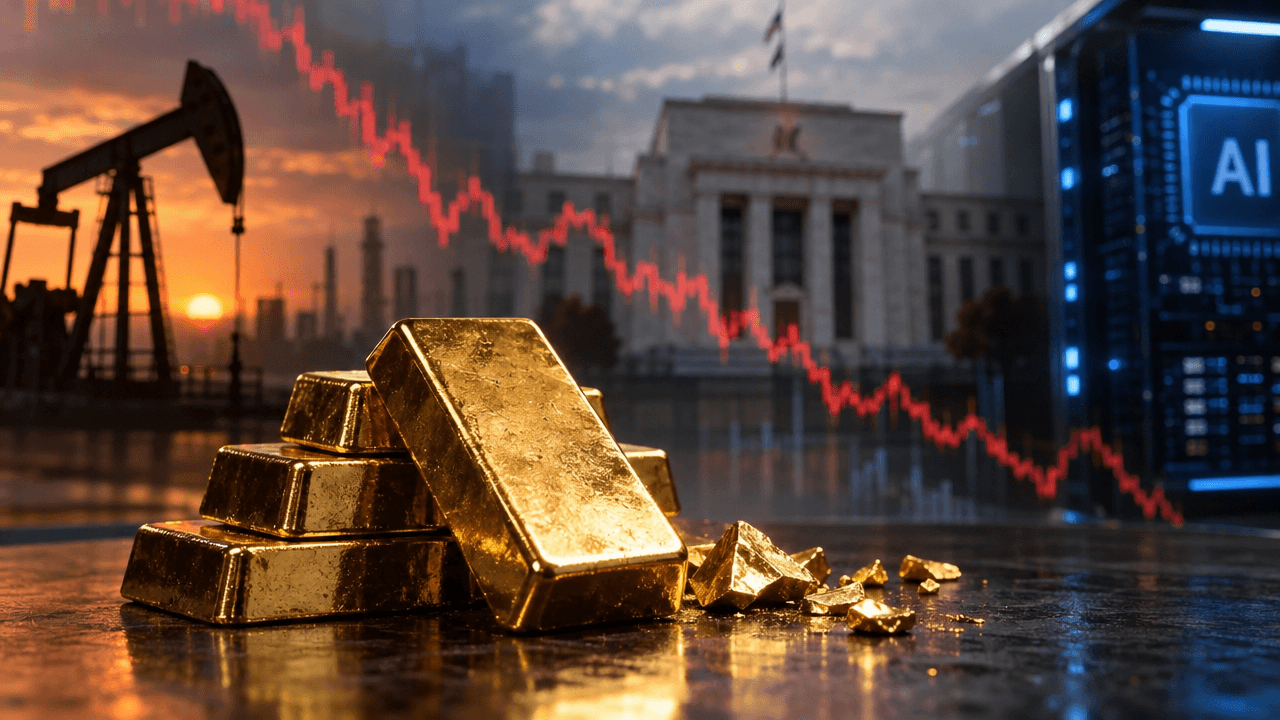 Why Gold Fell Below $4,000 as Rates, Oil and AI Earnings Took Over