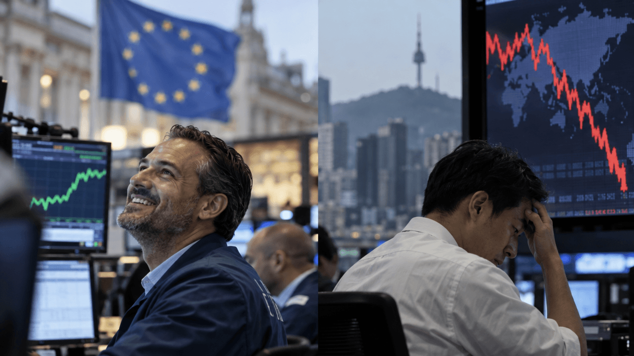 European Stocks Pull Ahead as Asia Reassesses the AI Trade