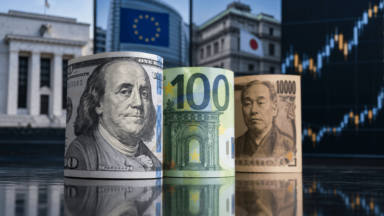 Dollar Nears ¥157 as Euro Weakens Ahead of Central-Bank Week