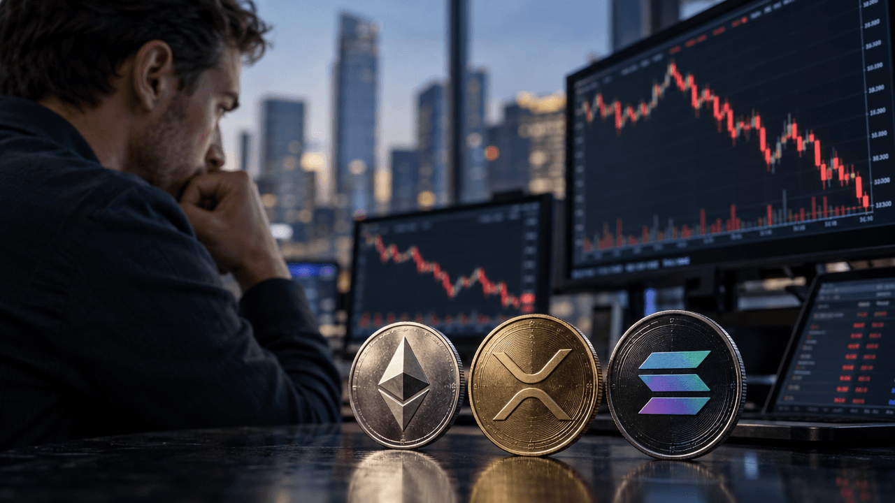 Why Ether and Major Altcoins Are Falling in the Latest Crypto Risk-Off Move